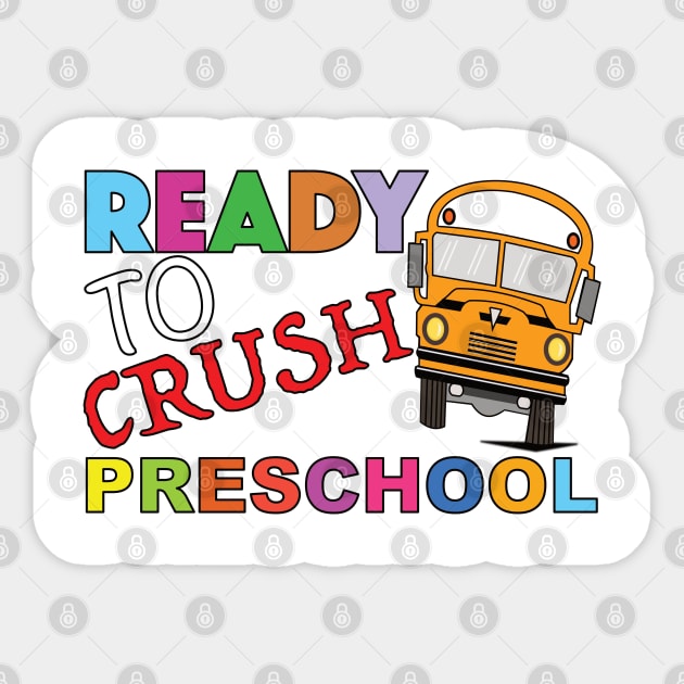 Ready To Crush Preschool Sticker by Blessing Direct